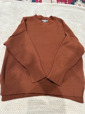 Natural Reflections Rust Crewneck Sweater